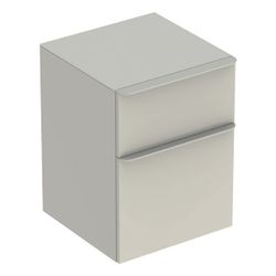 Geberit Smyle Square Seitenschrank 2 Schubladen, 45x60x47cm, Sandgrau lackiert hochg... GEBERIT-500357JL1 4025416437314 (Abb. 1)