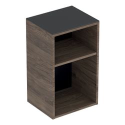 Geberit Smyle Square Seitenschrank offen, 36x60x29,9cm, Nussbaum hickory Melamin Hol... GEBERIT-500358JR1 4025416383284 (Abb. 1)