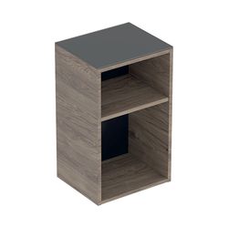Geberit Smyle Square Seitenschrank offen, 36x60x29,9cm, Nussbaum hickory Melamin Hol... GEBERIT-500358JR1 4025416383284 (Abb. 1)