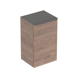Geberit Smyle Square Seitenschrank, 1 Tür, 36x60x32,6cm, Nussbaum/Melamin Holzstrukt... GEBERIT-500359JR1 4025416352877 (Abb. 1)