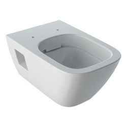 Geberit Renova Plan Wand-WC Tiefspüler, teilgeschlossene Form, Rimfree Tiefe 54cm, W... GEBERIT-500378018 4025416089056 (Abb. 1)