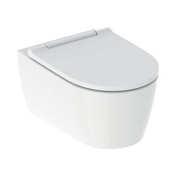 Geberit ONE Set Wand-WC Tiefspüler, geschlossene Form, TurboFlush, mit WC-Sitz, weiß... GEBERIT-500201011 4025416301653 (Abb. 1)