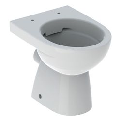 Geberit Renova Stand-WC Tiefspüler, Abgang horizontal, teilgeschlossene Form, Rimfre... GEBERIT-500480018 4025410637246 (Abb. 1)