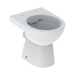 Geberit Renova Stand-WC Tiefspüler, Abgang horizontal, teilgeschlossene Form, Rimfre... GEBERIT-500480012 4025410573193 (Abb. 1)