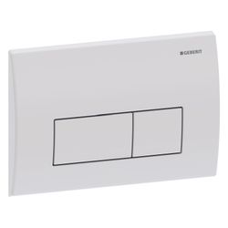 Geberit Kappa 50 Drückerplatte, 2-Mengen-Spülung, Weiß... GEBERIT-115260111 4025416752158 (Abb. 1)