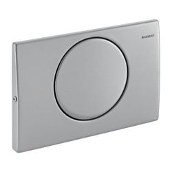 Geberit Mambo Drückerplatte, für Spül-Stopp-Spülung, verschraubbar gebürstet... GEBERIT-115751001 4025416578369 (Abb. 1)