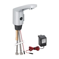 Geberit Typ 185 Waschtischarmatur Netzbetrieb Hochglanz verchromt, mit Mischer, Grif... GEBERIT-116155211 4025416741046 (Abb. 1)