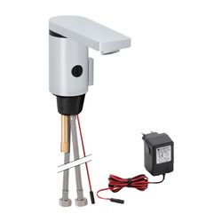Geberit Typ 186 Waschtischarmatur Netzbetrieb Hochglanz verchromt, mit Mischer, Grif... GEBERIT-116156211 4025416741770 (Abb. 1)