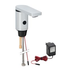 Geberit Typ 186 Waschtischarmatur Netzbetrieb, Hochglanz verchromt, ohne Mischer... GEBERIT-116136211 4025416741305 (Abb. 1)