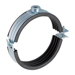 Geberit Silent db20 Rohrschelle gedämmt, mit Gewindemuffe M10, G 1/2" di 63mm, G 1/2... GEBERIT-306812261 4025416089964 (Abb. 1)