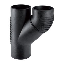Geberit Silent db20 Parallelabzweig 45 Grad d 90mm, d1 90mm... GEBERIT-308081141 4025416084617 (Abb. 1)