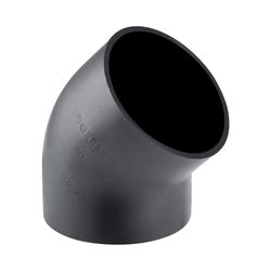 Geberit PE Bogen 45 Grad, Außendurchmesser 110mm... GEBERIT-367045161 4025416030539 (Abb. 1)