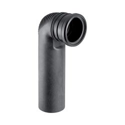 Geberit Silent db20 Anschlussbogen 90 Grad verlängert, mit kleinem Radius d 90mm, d1... GEBERIT-308883141 4025416151364 (Abb. 1)