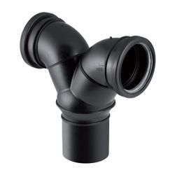 Geberit Silent db20 Doppelanschlussbogen 90 Grad d 90mm, d1 90mm... GEBERIT-308923141 4025416827160 (Abb. 1)