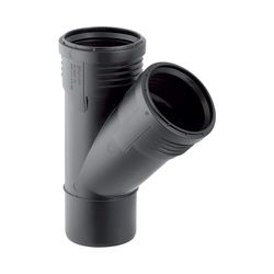 Geberit Silent-PP Abzweig 45 Grad Außendurchmesser Außendurchmesser 75mm, d1 40mm... GEBERIT-390331141 4025416936770 (Abb. 1)