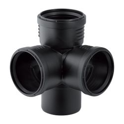 Geberit Silent-PP Eckabzweig 87,5 Grad Außendurchmesser Außendurchmesser 90mm, d1 90... GEBERIT-390459141 4025416937135 (Abb. 1)