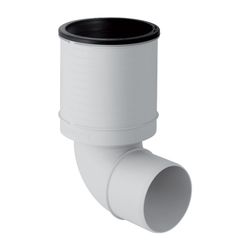 Geberit Silent-PP Anschlussbogen für WC, 87,5 Grad Außendurchmesser 90mm... GEBERIT-390493111 4025416723769 (Abb. 1)