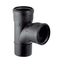 Geberit Silent-PP Bogenabzweig 87,5 Grad Außendurchmesser 110mm, d1 110mm... GEBERIT-390555141 4025416937524 (Abb. 1)