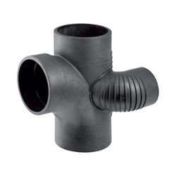 Geberit Silent db20 Schachtbogenabzweig 88,5 Grad links, d 110mm, d1 90mm, d2 75mm... GEBERIT-310872141 4025416171270 (Abb. 1)