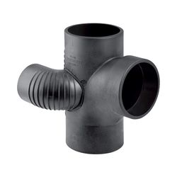 Geberit Silent db20 Schachtbogenabzweig 88,5 Grad rechts d 90mm, d1 90mm, d2 75mm... GEBERIT-308871141 4025416860860 (Abb. 1)