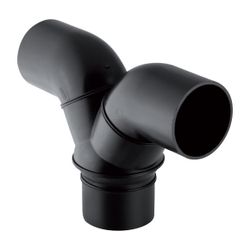 Geberit Silent db20 Hosenabzweig 2x90 Grad d 90mm, d1 90mm... GEBERIT-308480141 4025416827153 (Abb. 1)