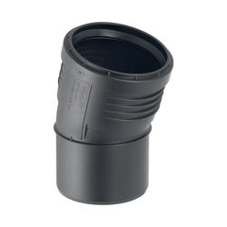 Geberit Silent-PP Bogen 15 Grad, Außendurchmesser 160mm... GEBERIT-390720141 4025416084068 (Abb. 1)