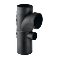 Geberit Silent db20 Kombibogenabzweig 88,5 Grad, d 110mm, d1 90mm, d2 56mm... GEBERIT-310811141 4025416153375 (Abb. 1)