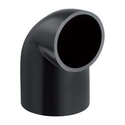 Geberit PE Bogen 90 Grad reduziert, mit langem Schenkel, kleinem Radius 90 Grad, Auß... GEBERIT-363062161 4025416024453 (Abb. 1)