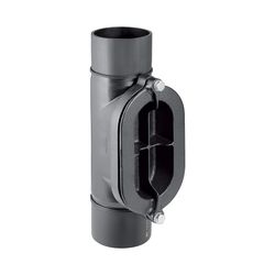 Geberit PE Reinigungsstück 90 Grad mit ovaler Serviceöffnung Außendurchmesser 200mm... GEBERIT-370454161 4025416035596 (Abb. 1)