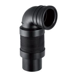 Geberit PE Anschlussbogen 90 Grad für WC, ausziehbar Außendurchmesser 110mm... GEBERIT-241525001 4025416725725 (Abb. 1)