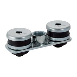Geberit Set Grundplatte rechteckig, Zweiloch, mit Gewindemuffe... GEBERIT-359146261 4025416438823 (Abb. 1)