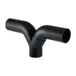 Geberit PE Hosenabzweig 2x90 Grad mit langen Schenkeln d 110mm, d1 110mm... GEBERIT-367458161 4025416031482 (Abb. 1)