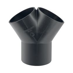 Geberit PE Hosenabzweig 2x 30 Grad, d 56mm, d1 56mm... GEBERIT-363465161 4025416024750 (Abb. 1)