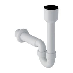 Geberit Siphon Rohrbogengeruchsverschluss für Ausgussbecken, Wandrosette, Abgang hor... GEBERIT-152701111 4025416000976 (Abb. 1)