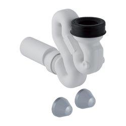Geberit Schneckengeruchsverschluss für Urinal, mit Montagezubehör, Abgang horizontal... GEBERIT-152942111 4025416322252 (Abb. 1)
