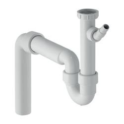 Geberit Siphon Rohrbogengeruchsverschluss für Spülbecken, Winkelschlauchtülle Abgang... GEBERIT-152556111 4025416001003 (Abb. 1)