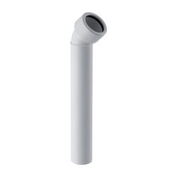 Geberit Anschlussbogen 45 Grad Außendurchmesser 50mm, Alpinweiß, Quetschverschraubun... GEBERIT-152225111 4025416018209 (Abb. 1)