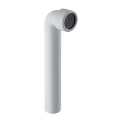 Geberit Anschlussbogen 90 Grad, d 40mm, H30cm, 90 Grad, K24cm, Alpinweiß, Quetschver... GEBERIT-152223111 4025416018186 (Abb. 1)