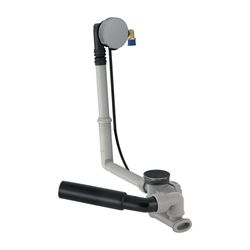 Geberit Badewannenablauf, Drehbetätigung, Zulauf, Länge 26cm, Fertigbauset Hochglanz... GEBERIT-150710216 4025410580153 (Abb. 1)