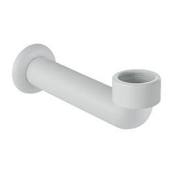 Geberit Anschlussbogen 90 Grad mit Wandrosette Außendurchmesser 50mm, Alpinweiß... GEBERIT-152665111 4025416020356 (Abb. 1)