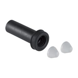 Geberit Anschlussstutzen mit Manschette, Deckkappen Außendurchmesser 50mm, Mattverch... GEBERIT-152608461 4025416019121 (Abb. 1)