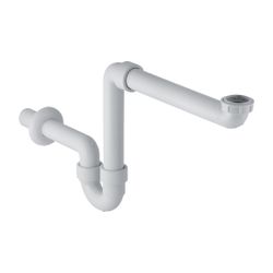 Geberit Rohrbogengeruchsverschluss für Waschbecken, Raumspar-Siphon, Abgang horizont... GEBERIT-151107111 4025416016397 (Abb. 1)