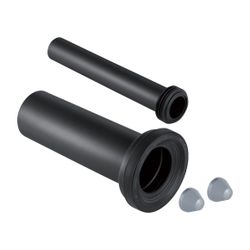 Geberit Anschlussset für Wand-WC, Länge 30cm Außendurchmesser 110mm, Mattverchromt... GEBERIT-152439461 4025416018865 (Abb. 1)