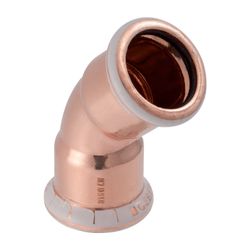 Geberit Mapress Kupfer Bogen 45 Grad, Außendurchmesser 76,1mm... GEBERIT-60611 4024723606116 (Abb. 1)