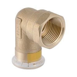 Geberit Mapress Kupfer Übergangswinkel 90 Grad mit Innengewinde Gas CW602N, d 22mm, Rp 3... GEBERIT-34727 4024723347279 (Abb. 1)