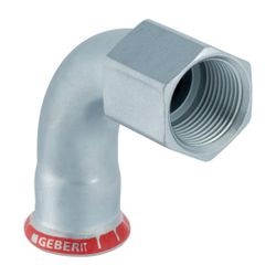 Geberit Mapress C-Stahl Übergangsbogen 90 Grad mit Innengewinde d 35mm, Rp 1 1/4″... GEBERIT-20560 4024723205609 (Abb. 1)