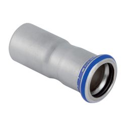 Geberit Mapress Edelstahl Reduktion mit Einschubende LABS-frei, d 108mm, d1 54mm... GEBERIT-82345 4024723823452 (Abb. 1)