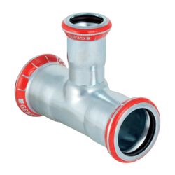Geberit Mapress C-Stahl T-Stück reduziert, d 108mm, d1 76,1mm, d2 108mm... GEBERIT-21249 4024723212492 (Abb. 1)