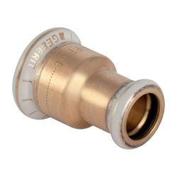 Geberit Mapress Kupfer Muffe reduziert, d 15mm, d1 12mm, Rotguss bleifrei... GEBERIT-62050 4024723620501 (Abb. 1)