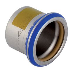 Geberit Mapress Edelstahl Kappe, Gas, d 18mm... GEBERIT-34463 4024723344636 (Abb. 1)